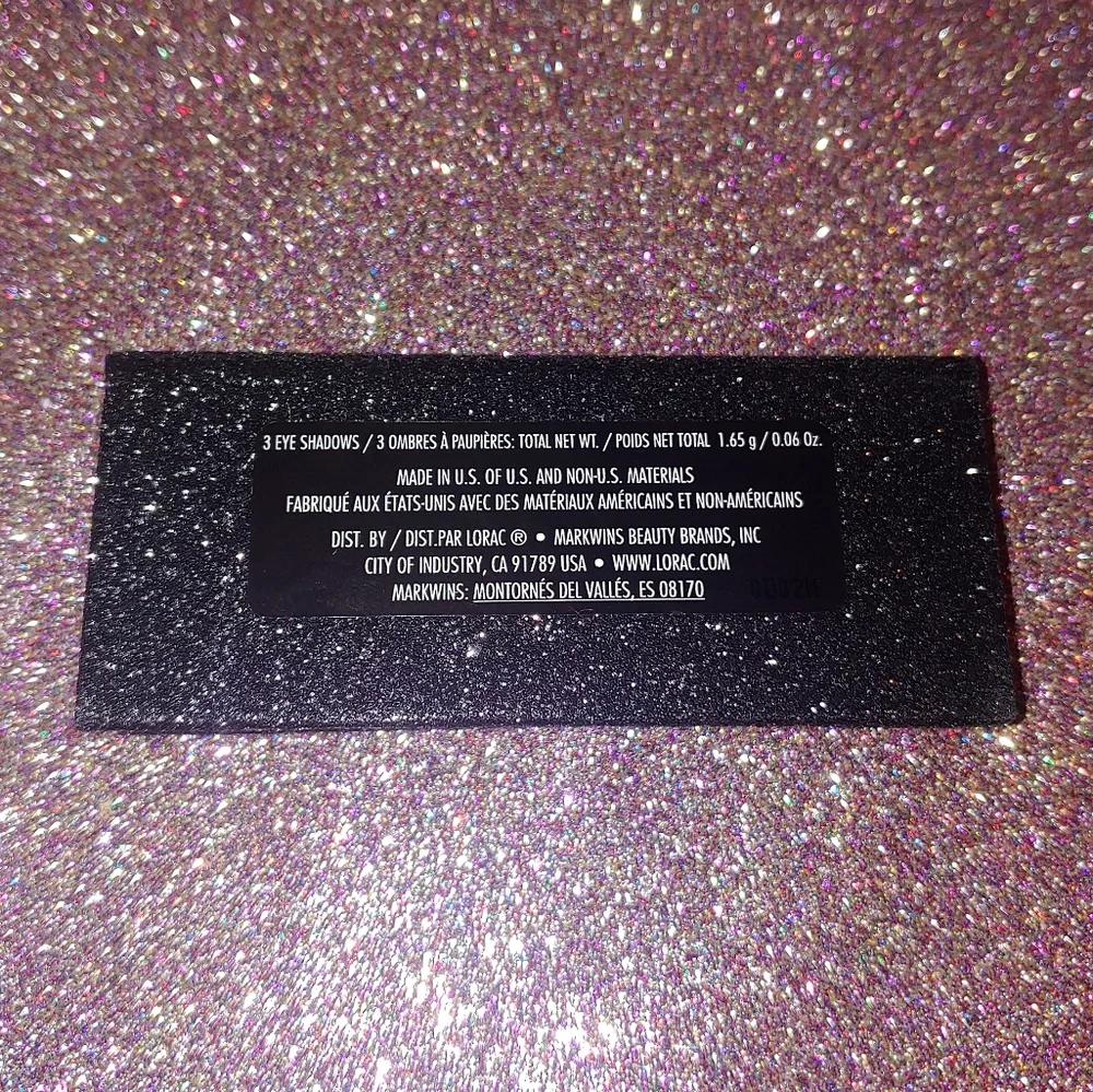 LORAC PRO Party Ready Palette Trio Eyeshadow Palette Begonia Merlot Midnight